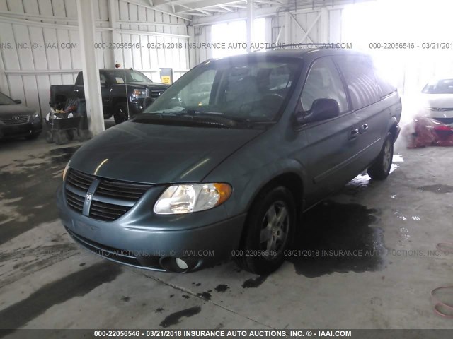 2D8GP44L66R834649 - 2006 DODGE GRAND CARAVAN SXT GRAY photo 2