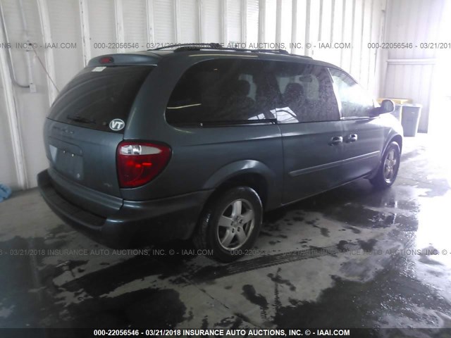 2D8GP44L66R834649 - 2006 DODGE GRAND CARAVAN SXT GRAY photo 4