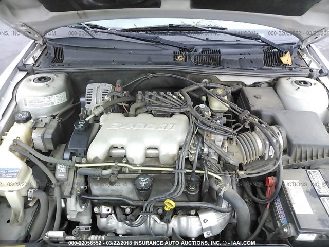 1G2NF52E14M698938 - 2004 PONTIAC GRAND AM SE1 SILVER photo 10