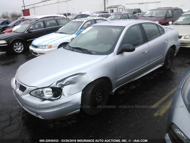 1G2NF52E14M698938 - 2004 PONTIAC GRAND AM SE1 SILVER photo 2