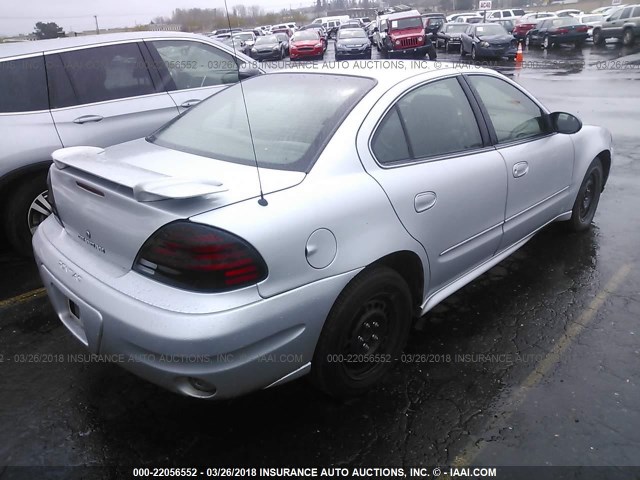 1G2NF52E14M698938 - 2004 PONTIAC GRAND AM SE1 SILVER photo 4