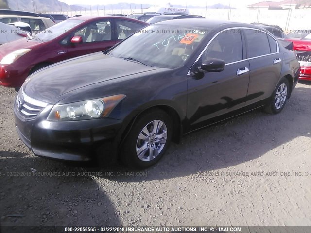 1HGCP2F46BA127929 - 2011 HONDA ACCORD LXP BLACK photo 2