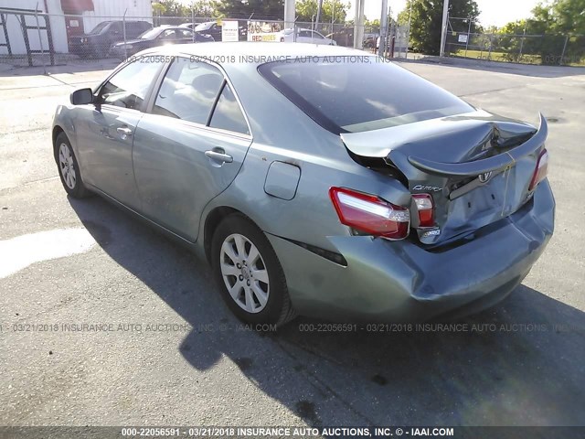 4T1BE46K28U778472 - 2008 TOYOTA CAMRY CE/LE/XLE/SE GREEN photo 3