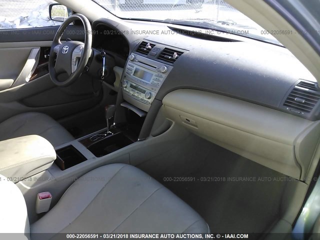 4T1BE46K28U778472 - 2008 TOYOTA CAMRY CE/LE/XLE/SE GREEN photo 5