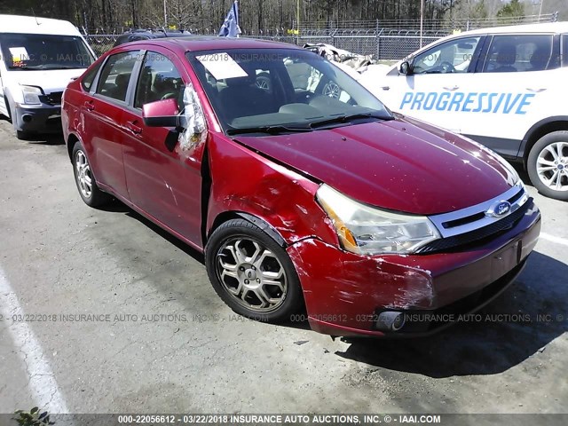 1FAHP36N09W122666 - 2009 FORD FOCUS SES RED photo 6