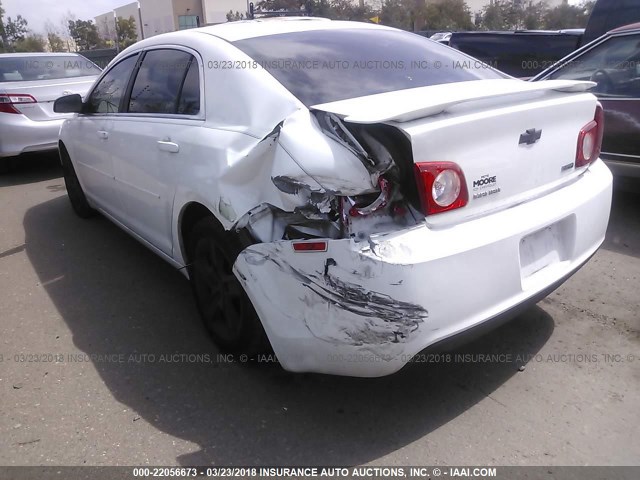 1G1ZA5EU6BF135604 - 2011 CHEVROLET MALIBU LS WHITE photo 6