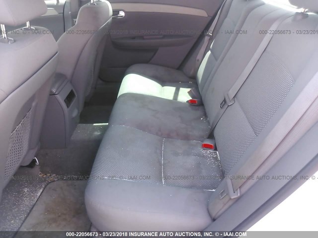 1G1ZA5EU6BF135604 - 2011 CHEVROLET MALIBU LS WHITE photo 8