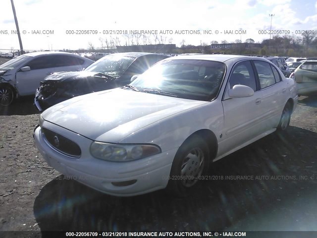 1G4HP54K82U114049 - 2002 BUICK LESABRE CUSTOM WHITE photo 2