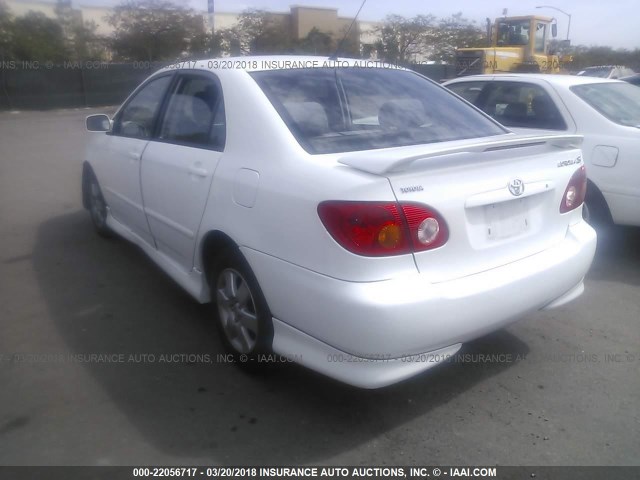 1NXBR32E34Z299759 - 2004 TOYOTA COROLLA CE/LE/S WHITE photo 3