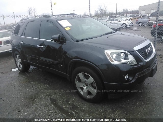 1GKLRMED9AJ143339 - 2010 GMC ACADIA SLT-1 Czarny zdjęcie 1