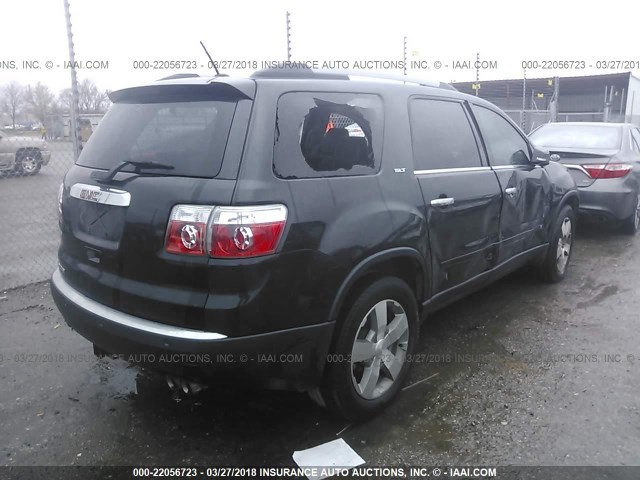1GKLRMED9AJ143339 - 2010 GMC ACADIA SLT-1 Czarny zdjęcie 4