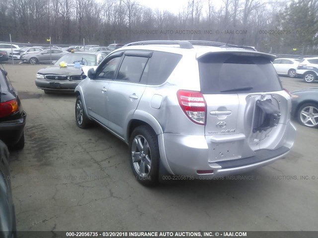 2T3RF4DV3AW026849 - 2010 TOYOTA RAV4 SPORT GRAY photo 3