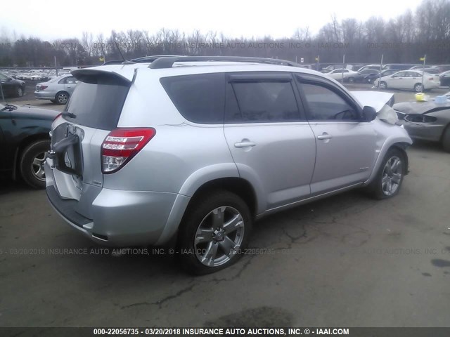 2T3RF4DV3AW026849 - 2010 TOYOTA RAV4 SPORT GRAY photo 4