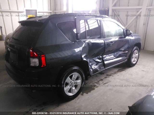 1C4NJCBA3GD543338 - 2016 JEEP COMPASS SPORT BLACK photo 4