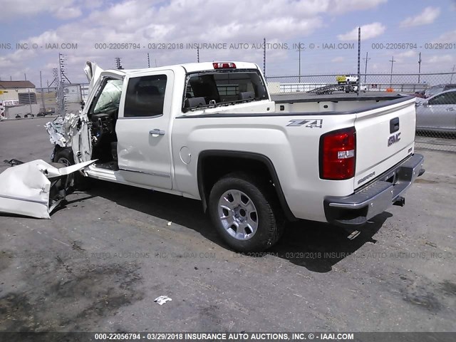 3GTU2UEC7EG446817 - 2014 GMC SIERRA K1500 SLE WHITE photo 3