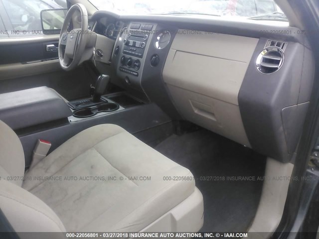 1FMJU1G54AEB61547 - 2010 FORD EXPEDITION XLT GRAY photo 5