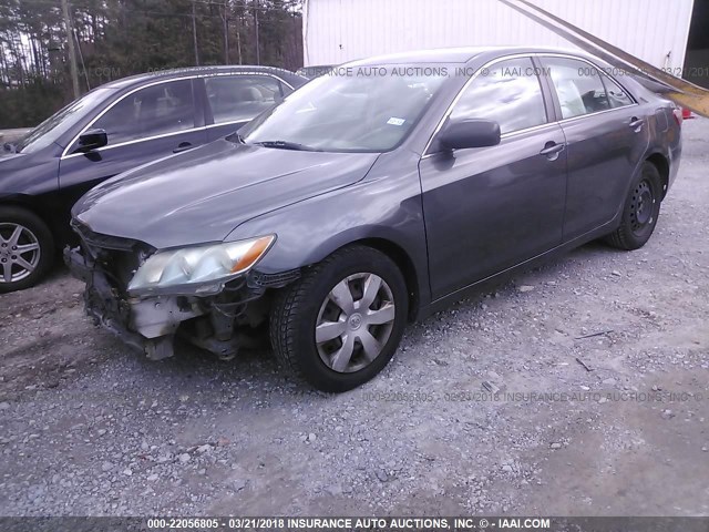 4T4BE46K98R029495 - 2008 TOYOTA CAMRY CE/LE/XLE/SE GRAY photo 2