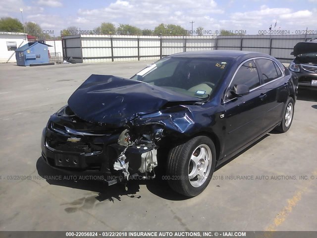 1G1ZG57B98F189529 - 2008 CHEVROLET MALIBU LS 蓝色 照片 2