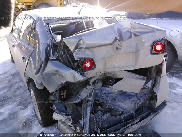 3VWJZ7AJ6AM004317 - 2010 VOLKSWAGEN JETTA S 灰色 照片 6