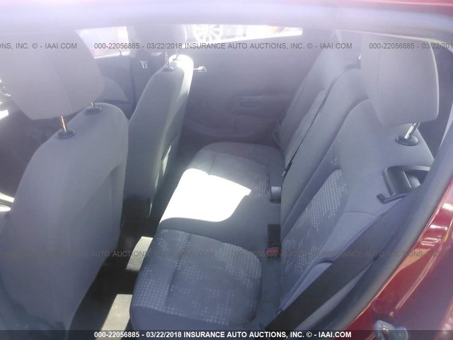 1G1JA6SH8C4156350 - 2012 CHEVROLET SONIC LS 栗色 照片 8