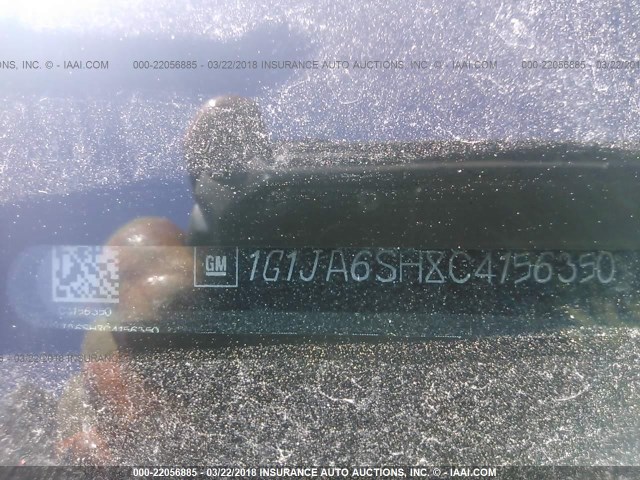 1G1JA6SH8C4156350 - 2012 CHEVROLET SONIC LS 栗色 照片 9