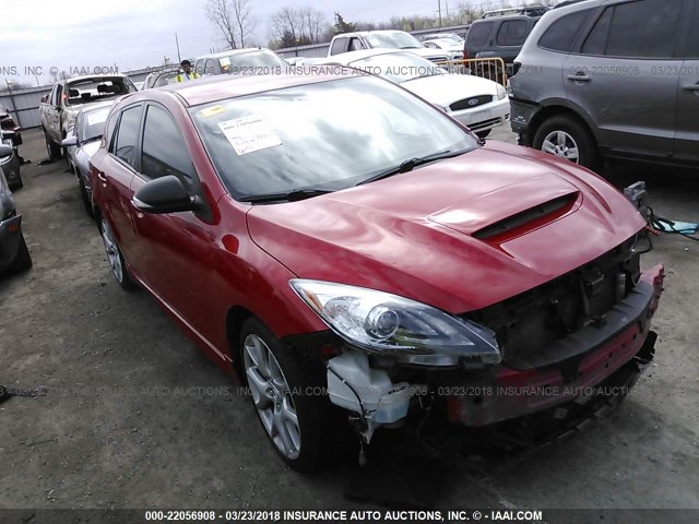 JM1BL1L32C1624666 - 2012 MAZDA SPEED 3 RED photo 1