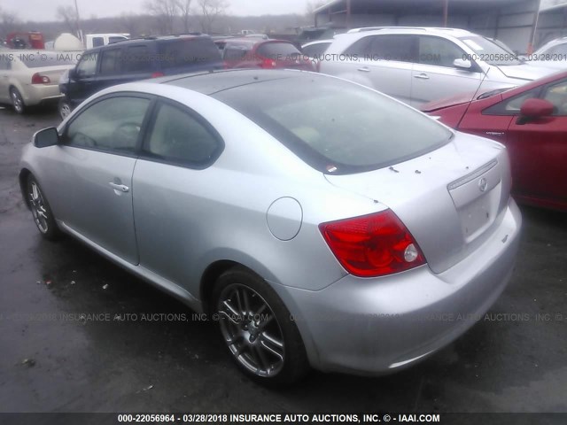 JTKDE177470169937 - 2007 TOYOTA SCION TC 银色 照片 3