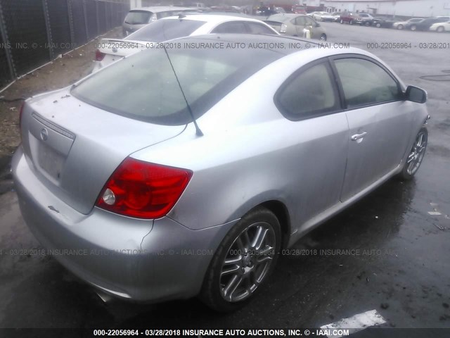 JTKDE177470169937 - 2007 TOYOTA SCION TC 银色 照片 4