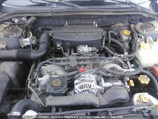 JF1SF65522G709737 - 2002 SUBARU FORESTER S BLUE photo 10