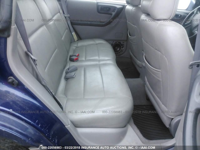 JF1SF65522G709737 - 2002 SUBARU FORESTER S BLUE photo 8