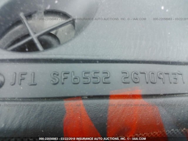 JF1SF65522G709737 - 2002 SUBARU FORESTER S BLUE photo 9