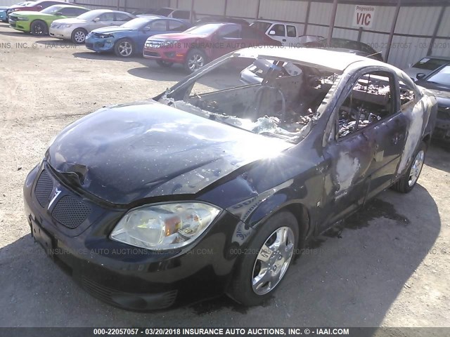 1G2AS18H397219252 - 2009 PONTIAC G5 BLACK photo 2