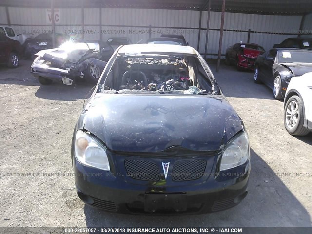 1G2AS18H397219252 - 2009 PONTIAC G5 BLACK photo 6