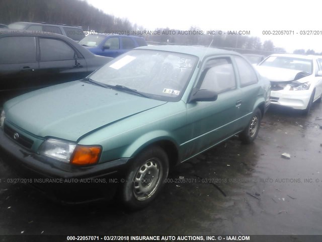 JT2AC52L5T0182128 - 1996 TOYOTA TERCEL STD/DX GREEN photo 2