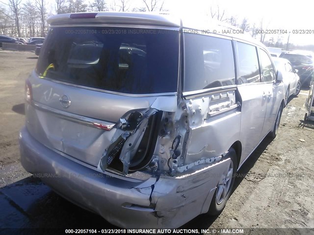 JN8AE2KP3C9033865 - 2012 NISSAN QUEST S/SV/SL/LE SILVER photo 4