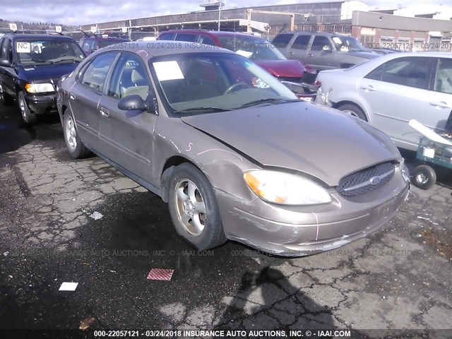 1FAFP53U82G155669 - 2002 FORD TAURUS SE TAN photo 1