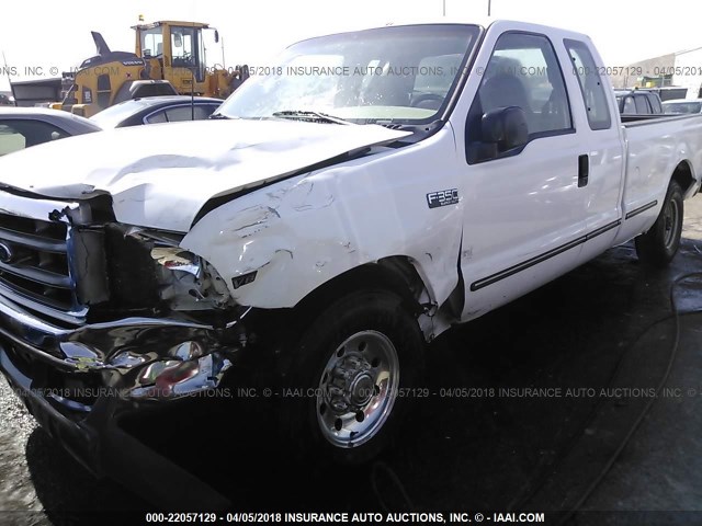 1FTSX30F2XEB83649 - 1999 FORD F350 SRW SUPER DUTY WHITE photo 2