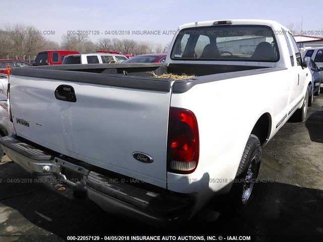 1FTSX30F2XEB83649 - 1999 FORD F350 SRW SUPER DUTY WHITE photo 4