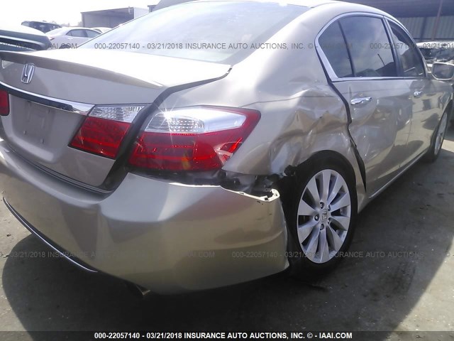 1HGCR2F88FA073830 - 2015 HONDA ACCORD EXL GOLD photo 6