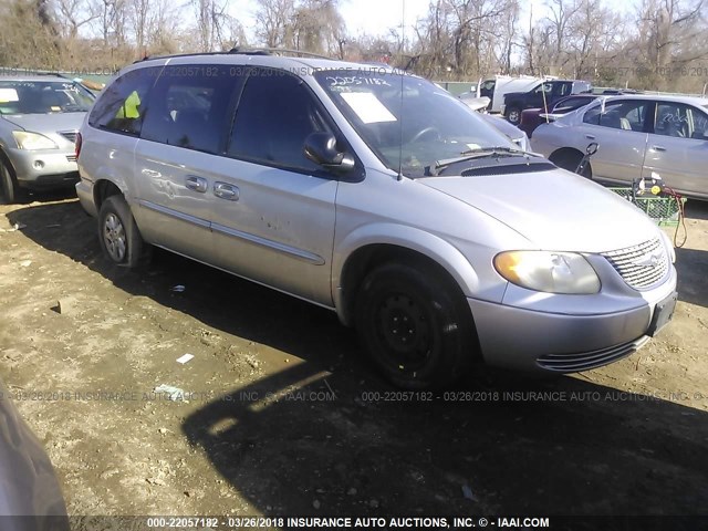 2C4GP44371R387837 - 2001 CHRYSLER TOWN & COUNTRY LX SILVER photo 1