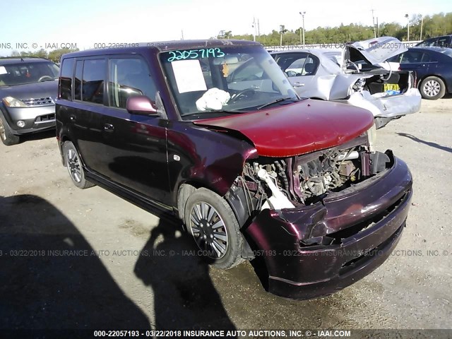 JTLKT324X50178348 - 2005 TOYOTA SCION XB მუქწითელი ფოტო 1