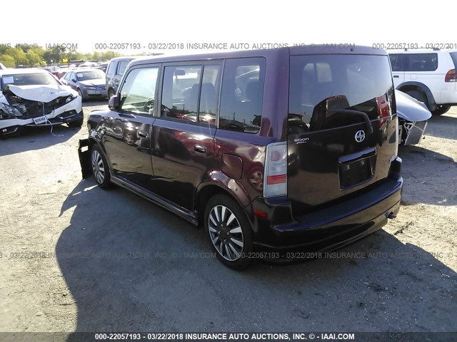 JTLKT324X50178348 - 2005 TOYOTA SCION XB მუქწითელი ფოტო 3