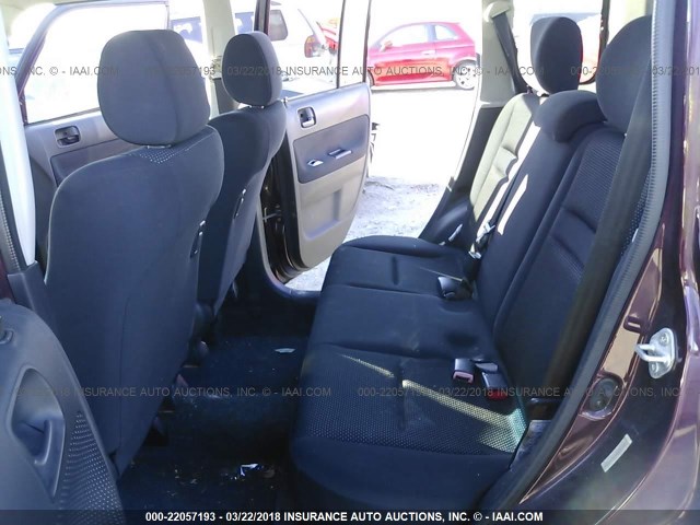 JTLKT324X50178348 - 2005 TOYOTA SCION XB მუქწითელი ფოტო 8