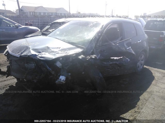 5J8TB18257A010077 - 2007 ACURA RDX GRAY photo 2