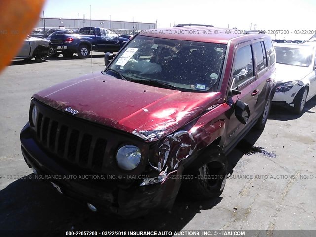 1C4NJPBAXGD525071 - 2016 JEEP PATRIOT SPORT RED photo 2