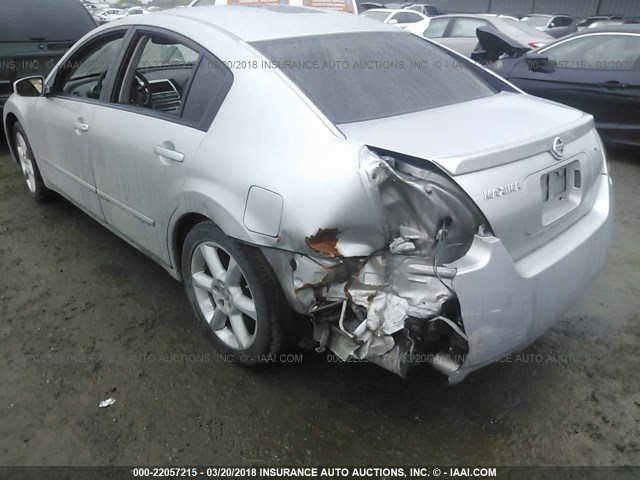 1N4BA41EX5C875136 - 2005 NISSAN MAXIMA SE/SL SILVER photo 6