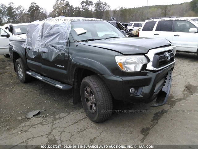 5TFJX4GN2CX008895 - 2012 TOYOTA TACOMA DOUBLE CAB 绿色 照片 1