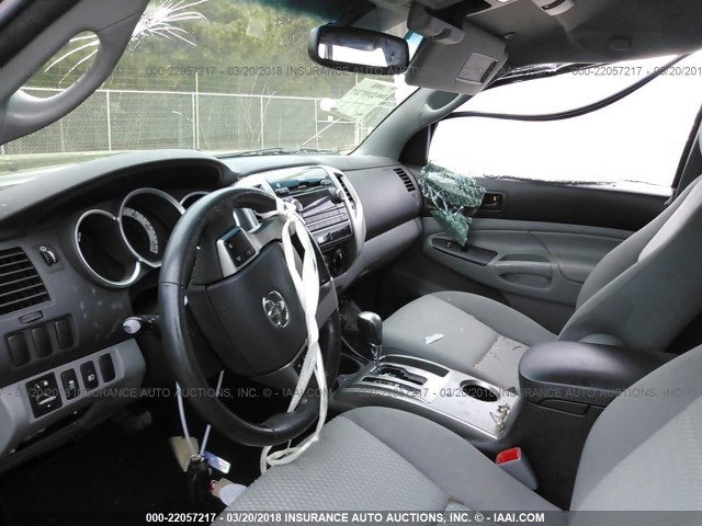 5TFJX4GN2CX008895 - 2012 TOYOTA TACOMA DOUBLE CAB 绿色 照片 5