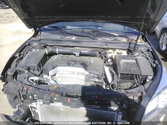 1G11B5SA6DF348074 - 2013 CHEVROLET MALIBU LS ნაცრისფერი ფოტო 10