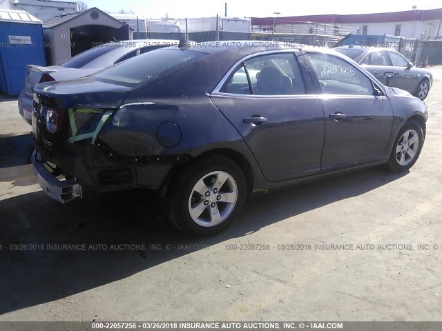 1G11B5SA6DF348074 - 2013 CHEVROLET MALIBU LS ნაცრისფერი ფოტო 4